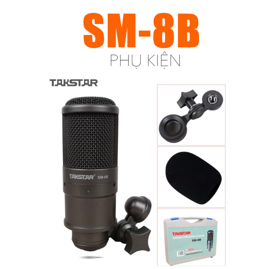 Micro thu âm chuyên nghiệp Takstar SM8B